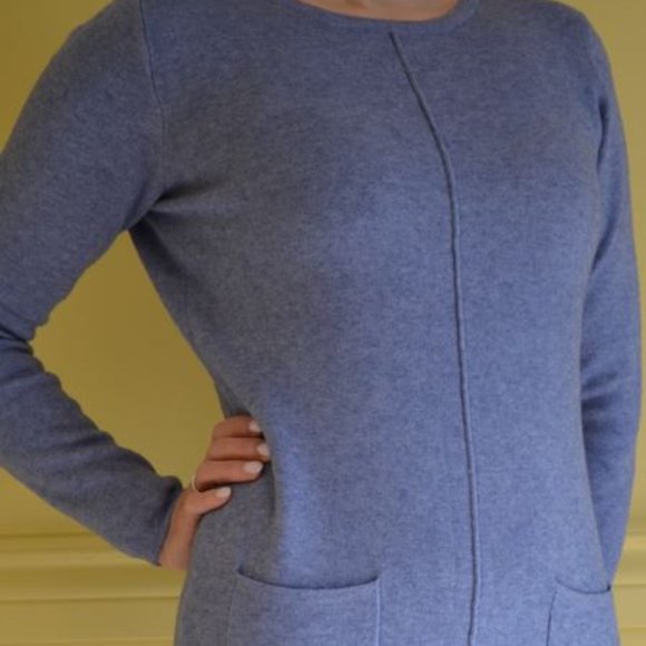 Wool Dress with pockets - Picture 3 of 16